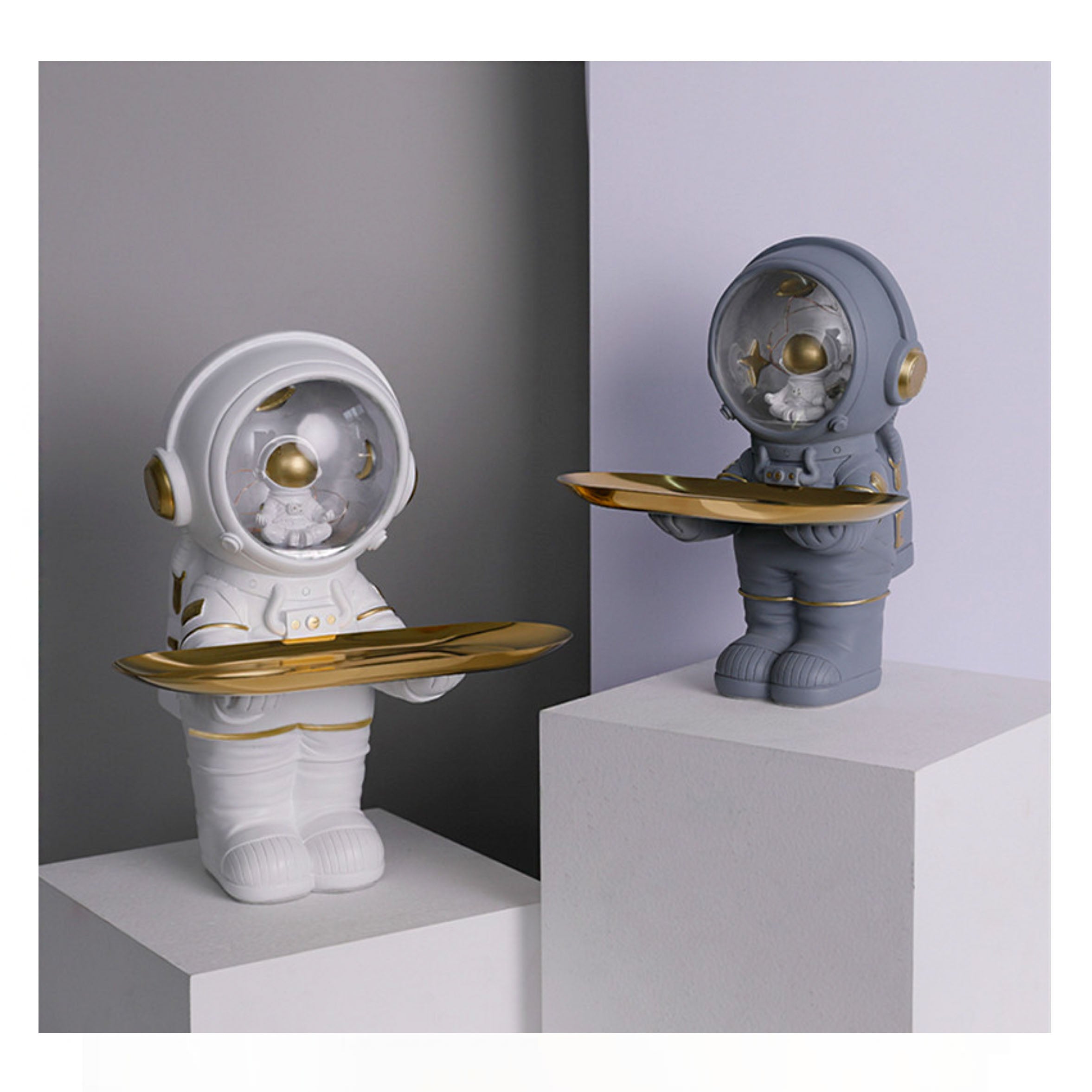 Orbitella Astronaut Lamp & Spaceman Storage Tray - 2 Colours
