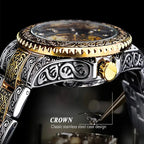 Nyxvale Twilight Gradient Dial Watch With Star Indices