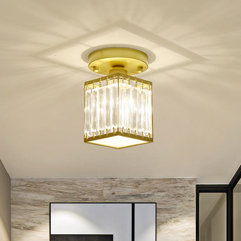 Aspira | Crystal Foyer Ceiling Light With Modern Elegance