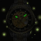 Nyxvale Twilight Gradient Dial Watch With Star Indices