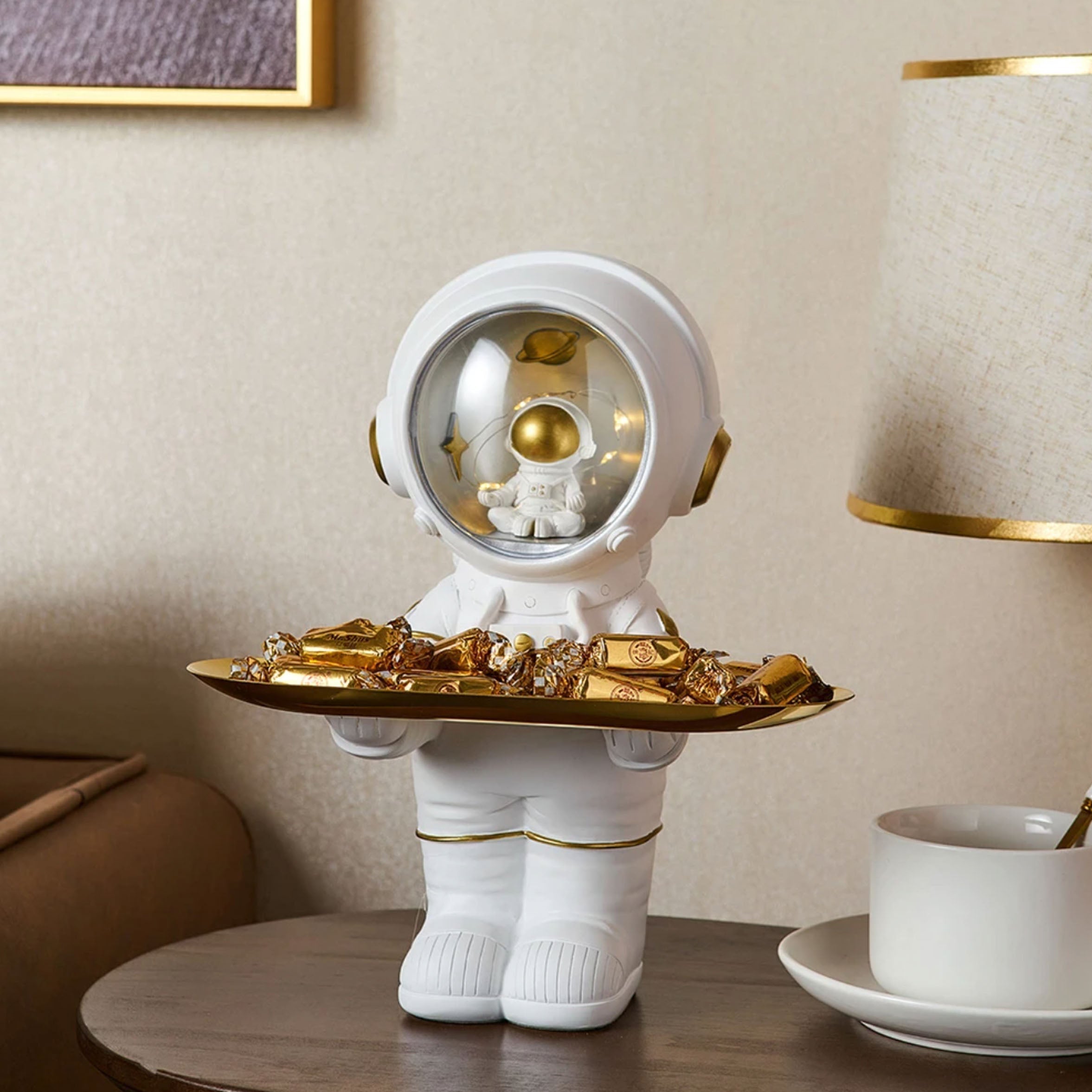 Orbitella Astronaut Lamp & Spaceman Storage Tray - 2 Colours