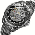 Nyxvale Twilight Gradient Dial Watch With Star Indices