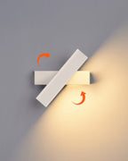 Havren Rotating Nordic Wood-Grain Wall Lamp