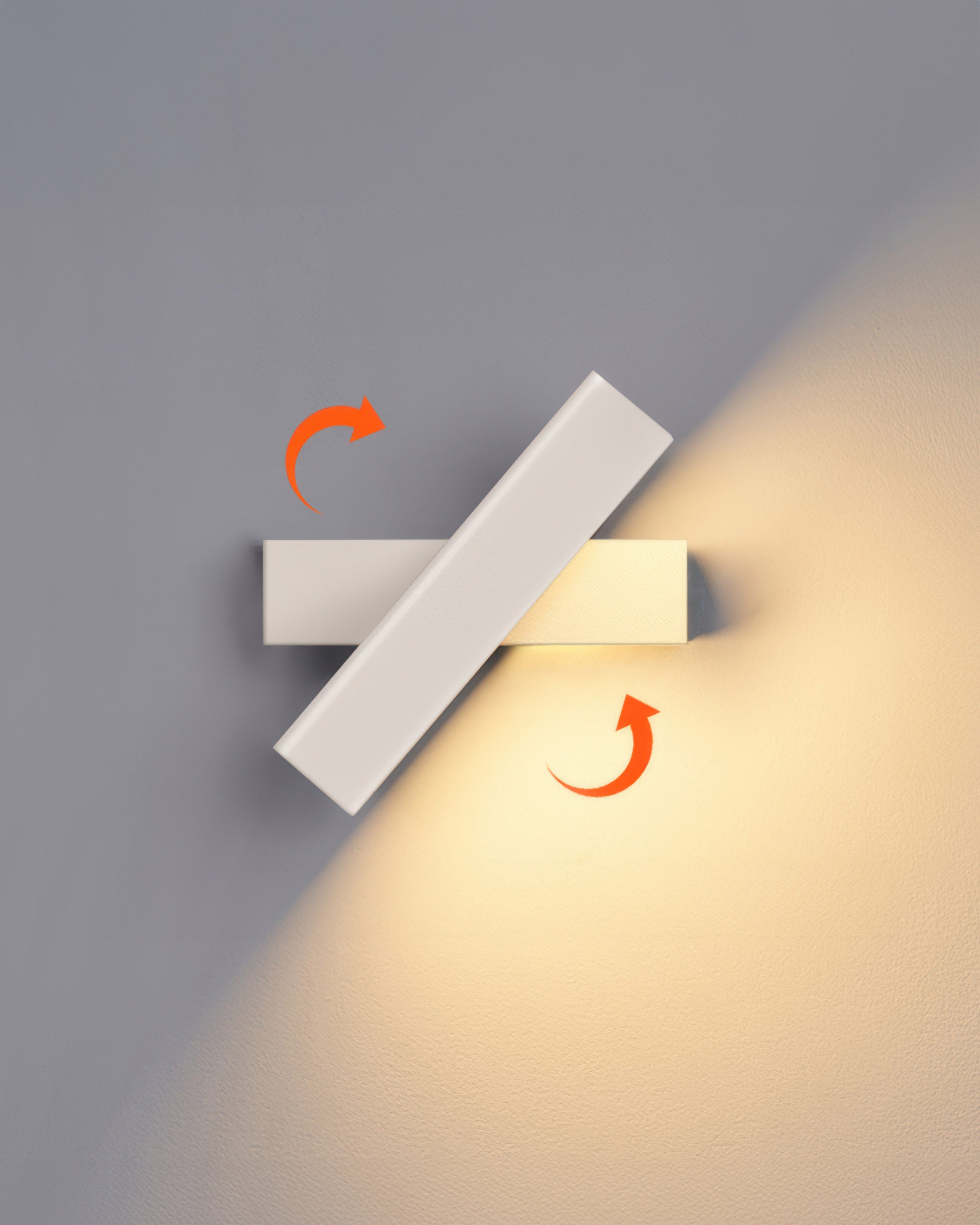 Havren Rotating Nordic Wood-Grain Wall Lamp