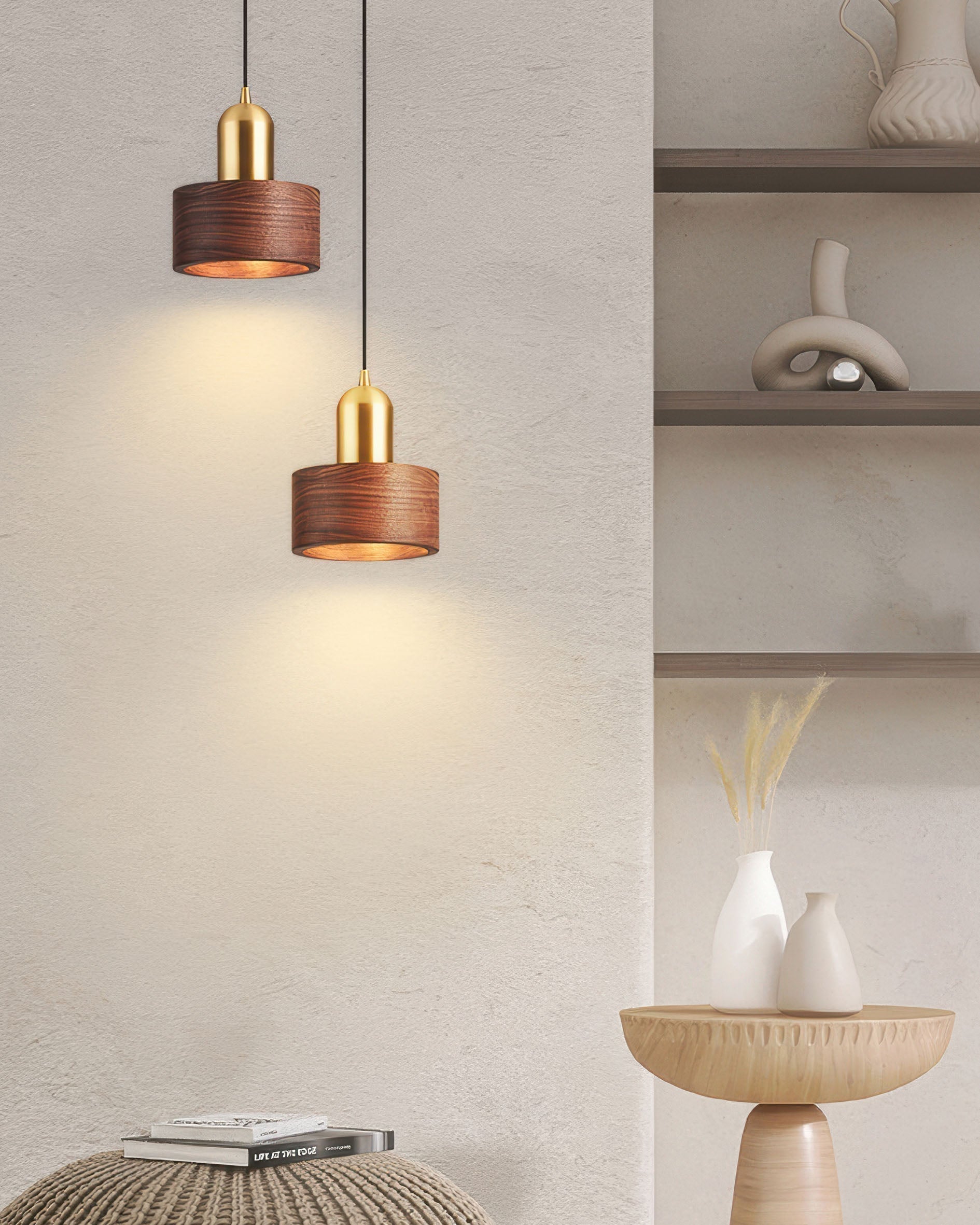 Sora | Cylinder Pendant Light in Japanese Style