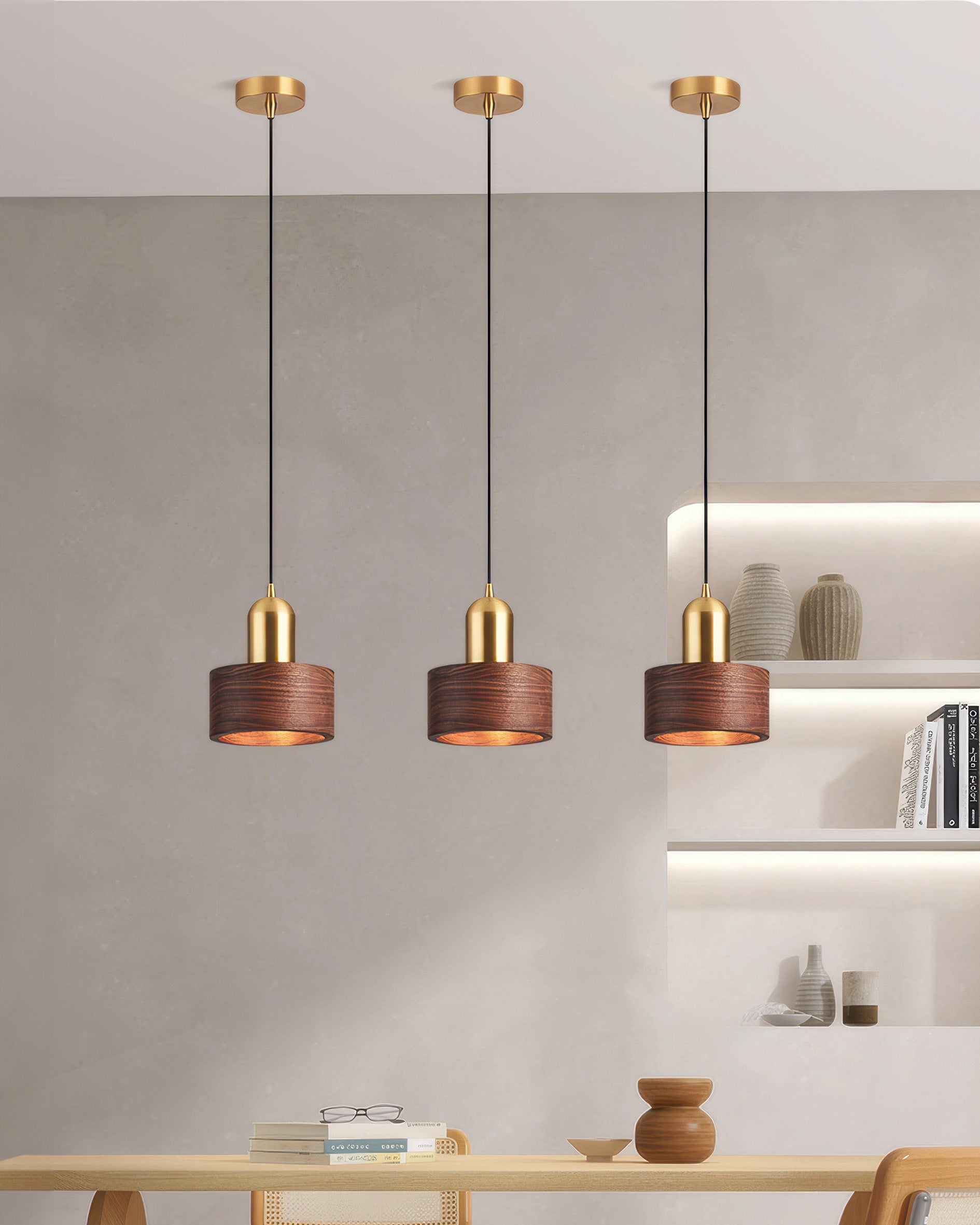 Sora | Cylinder Pendant Light in Japanese Style