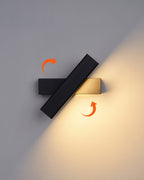 Havren Rotating Nordic Wood-Grain Wall Lamp
