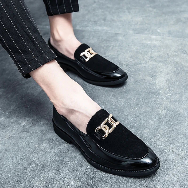 Valore Leather Moccasins for Men in Black Italian Craftsmanship