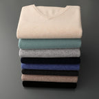 Marlow - 100% Wool - V-Neck Sweater – Classic Business Casual Knit for Autumn/Winter