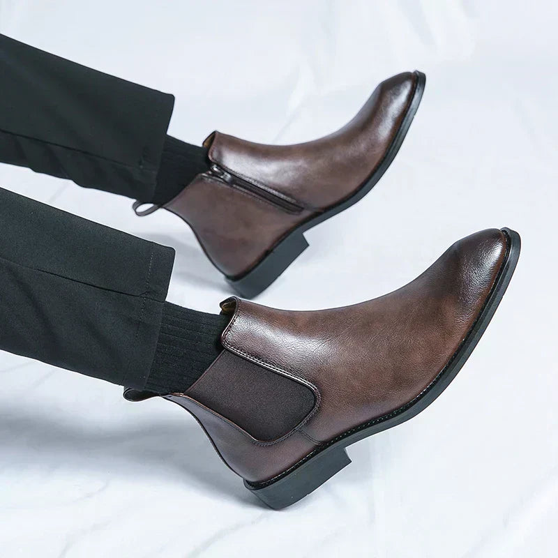 Valecrest Leather Boots For Men With Timeless Italian Craftsmanship