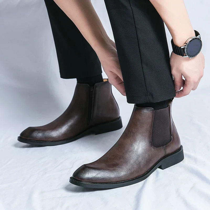 Valecrest Leather Boots For Men With Timeless Italian Craftsmanship
