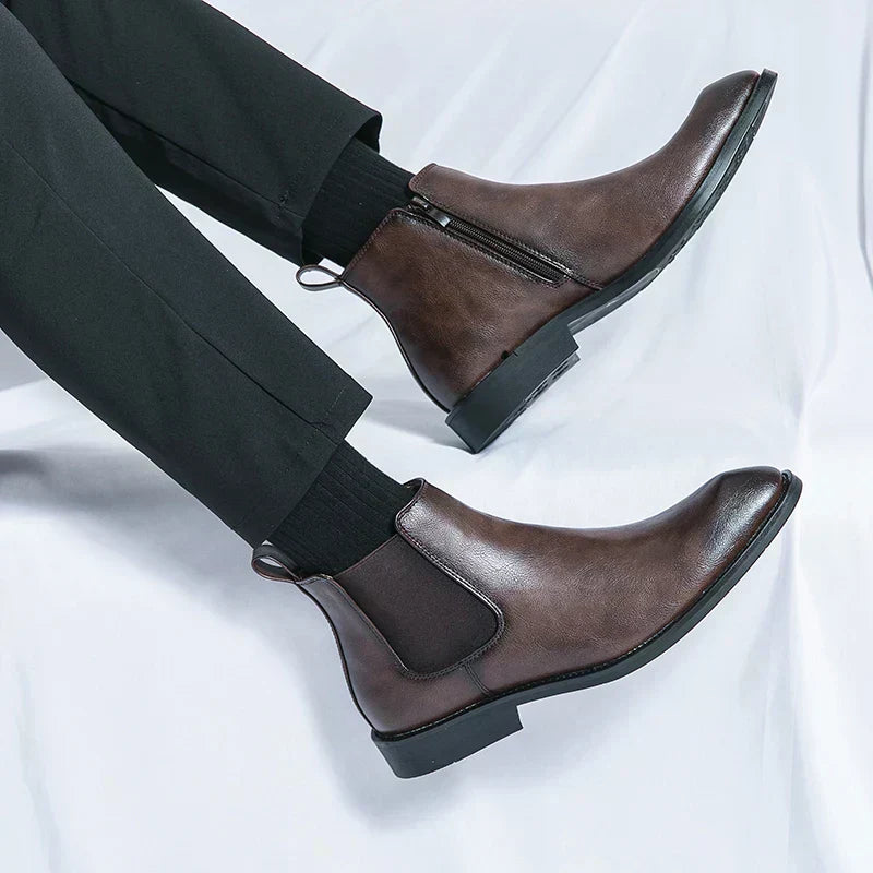Valecrest Leather Boots For Men With Timeless Italian Craftsmanship