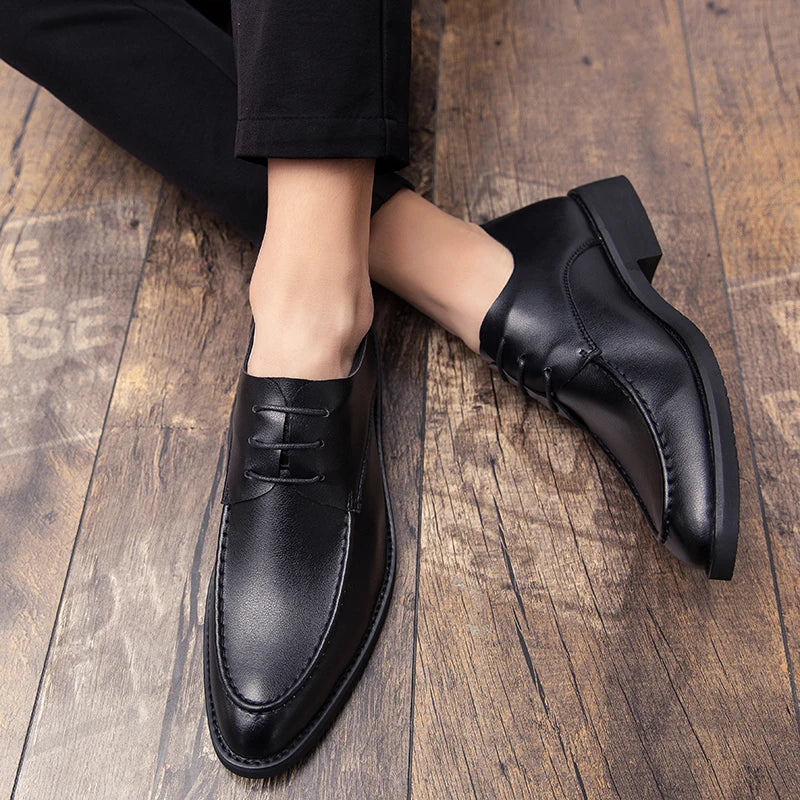 Marvellox Leather Oxford Shoes for Men With Timeless Comfort