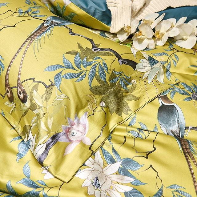 Aurelia Boho Oriental Duvet Cover Set in Egyptian Cotton 500 Thread Count