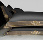 Aurora Premium Embroidered Duvet Cover Set In Egyptian Cotton 1000 Thread Count