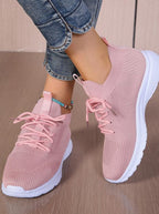 LyraNova Pink Running Shoes for Women with Lightweight Comfort