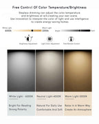 Nordic Pebble Wood-Grain Ceiling Light