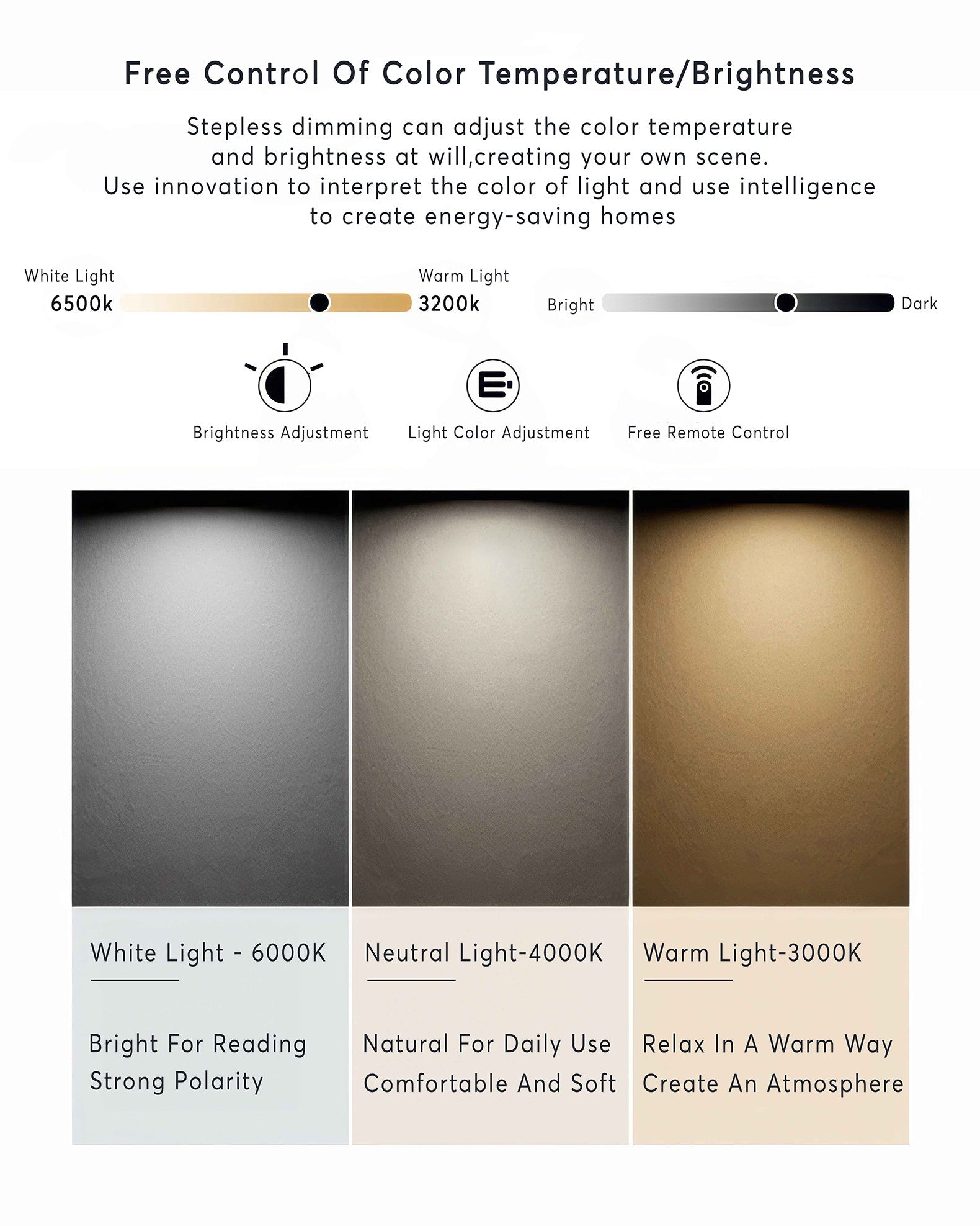 Nordic Pebble Wood-Grain Ceiling Light
